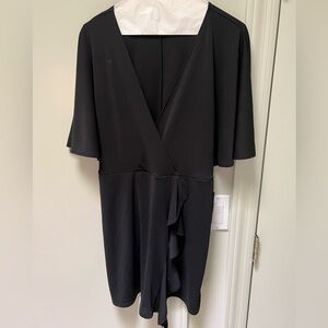 Free Press Black Asymmetrical Sheath Dress